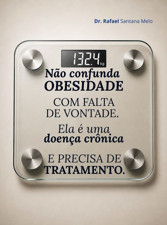 Não confunda obesidade com falta de vontade